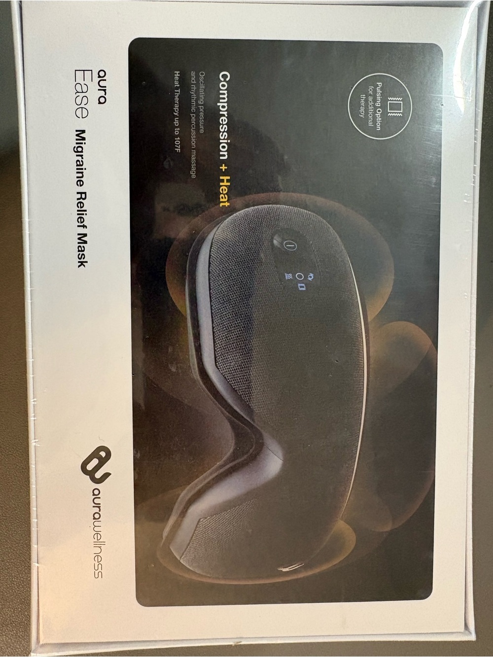 Aura Ease Migraine Relief Mask - Black
